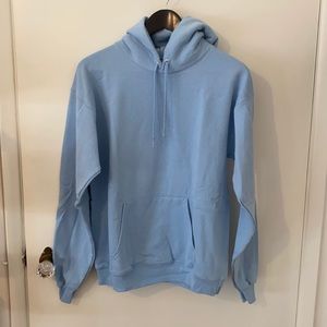 Baby Blue Hanes Hoodie